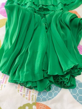 Vestido Zara verde Talla S