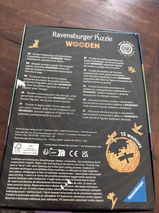 Puzzle Ravensburger Stitch Madera 150 Piezas
