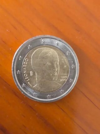 Moneta 2 euro Italia 2019 Leonardo