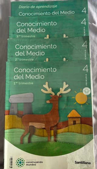 Libros 4º Primaria Santillana Mochila Ligera Lote