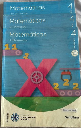 Libros 4º Primaria Santillana Mochila Ligera Lote