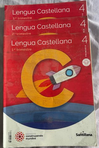 Libros 4º Primaria Santillana Mochila Ligera Lote