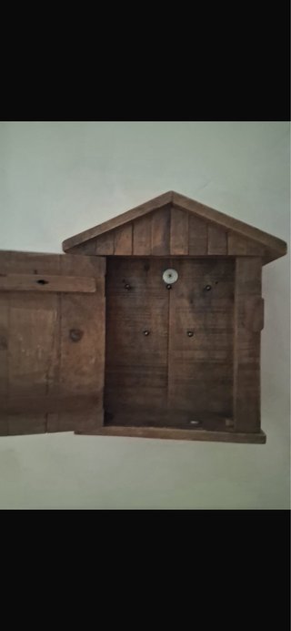 Caseta de madera para llaves