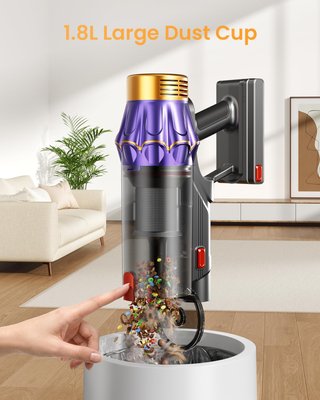JOBEAR M9 Aspiradora sin Cables 1.8L Antienredos