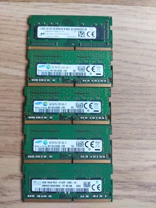 Memorias para Portatil DDR4