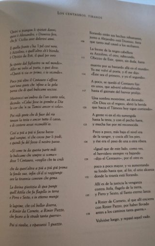 Divina comedia Infierno y Paraíso, libro