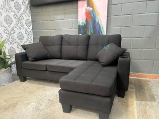 OFERTA NUEVO SOFA CHAISE LONGUE CON PORTA VASOS Y PUFF