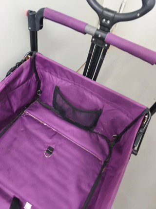 Carro Fuxtec plegable morado