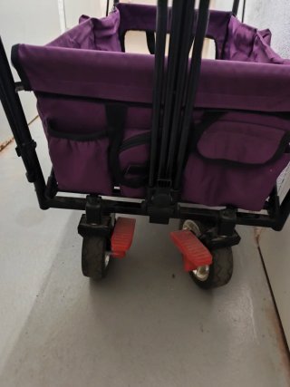 Carro Fuxtec plegable morado