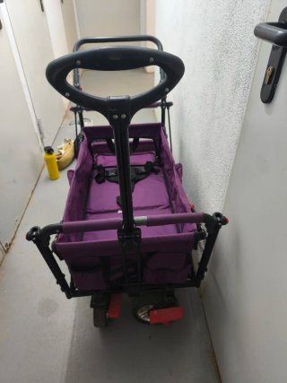 Carro Fuxtec plegable morado
