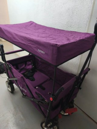 Carro Fuxtec plegable morado