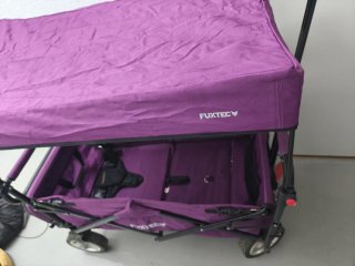 Carro Fuxtec plegable morado