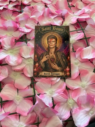 Postal metálica Saint Bowie - solo envío