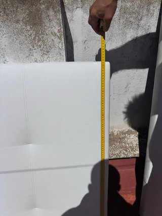 2 Cabeceros Cama Polipiel Blancos