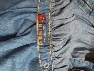 Peto vaquero niña Talla 11-12