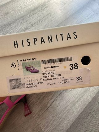 Tacones Hispanitas Rosa Tira Transparente