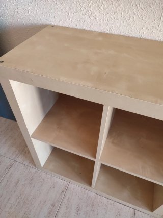 Estantería Kallax 4 cubos beige