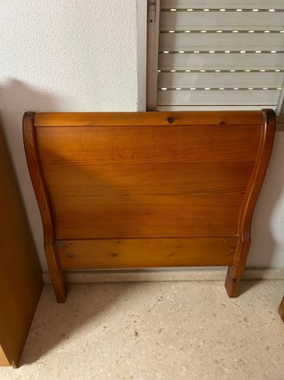 Cabecero de madera para cama de 90cm