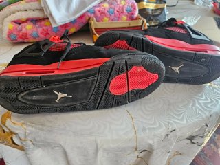 Jordan 4 Black Red Usadas 1 Vez