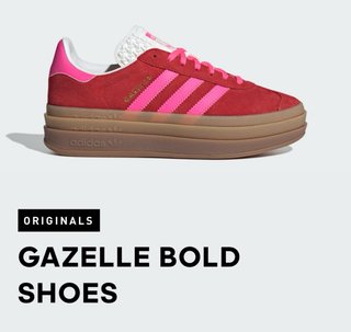 Adidas Gazelle Bold W Rojo Talla 40