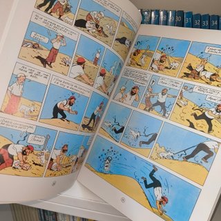 Lote 14 cómics de Tintín en rústica