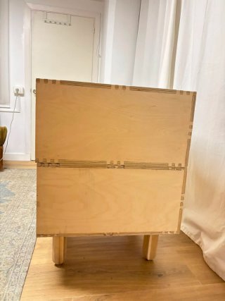Mueble Almacenamiento 2 Módulos Madera