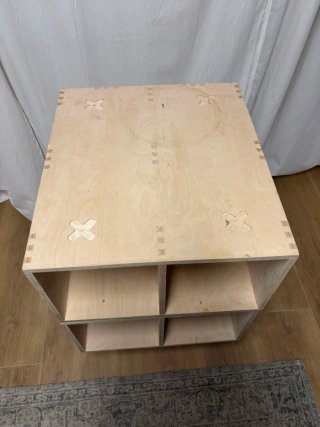 Mueble Almacenamiento 2 Módulos Madera