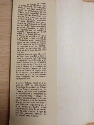 Heydrich, el violinista de la muerte Alemania nazi
