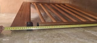 Barrera seguridad madera niños