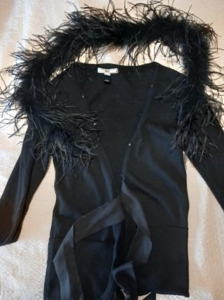 Chaqueta Mango plumas M