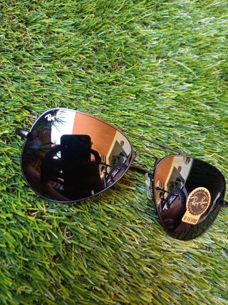 Gafas de Sol Ray-Ban Aviator Marrón/Negro