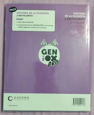 Historia de la Filosofía, 2 Bachillerato, Geniox