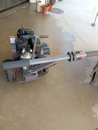 Zanjadora profesional con motor