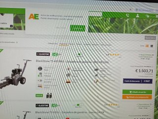 Zanjadora profesional con motor