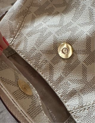 Bolso Michael Kors Piel Beige/Blanco