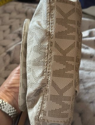 Bolso Michael Kors Piel Beige/Blanco