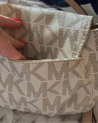 Bolso Michael Kors Piel Beige/Blanco