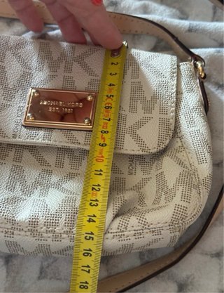 Bolso Michael Kors Piel Beige/Blanco