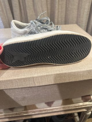 Zapatillas Golden Goose Mujer Plata/Blanco
