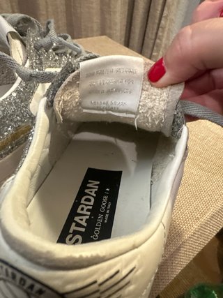 Zapatillas Golden Goose Mujer Plata/Blanco