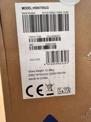 Smart tv hair QLED 50” sin abrir entrega gratis