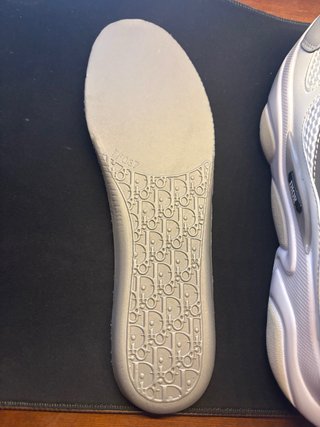Zapatillas Dior B22 Blancas y Plateadas