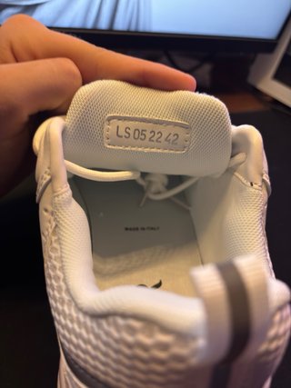 Zapatillas Dior B22 Blancas y Plateadas