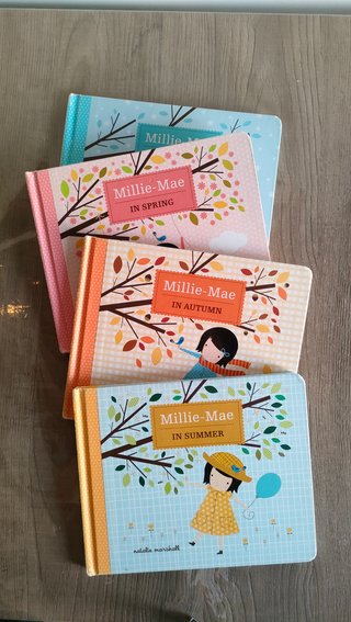 4 libri illustrati Millie-Mae seasons in inglese