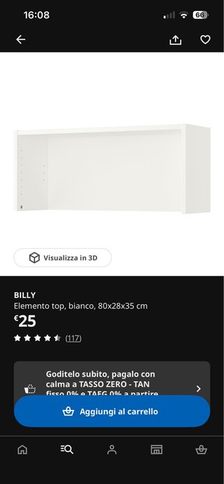 Libreria Billy Ikea