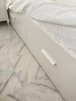 Cama Brimes IKEA 140x200cm con 4 cajones