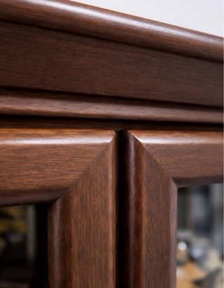 Mueble Comedor Colonial Madera Oscura