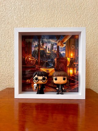 Cuadro 3D Harry Potter Artesanal