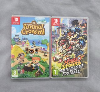 Animal Crossing y Mario Strikers para switch