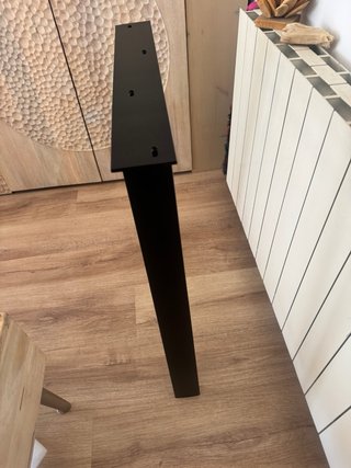 Patas de mesa estilo industrial negro